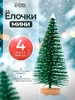 Елочка миниатюра кукольная набор 4 шт размер 1 шт 6,5*3 см Умелец Я 14379806 купить за 177 ₽ в интернет‑магазине Wildberries